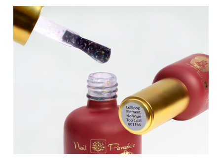 Top Coat -  Lollipop Element no wipe 10ml Top Coat -  Lollipop Element no wipe 10ml